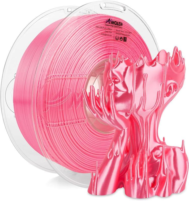 Amolen PLA Silk Basic 3D Printing Filament, 1.75Mm