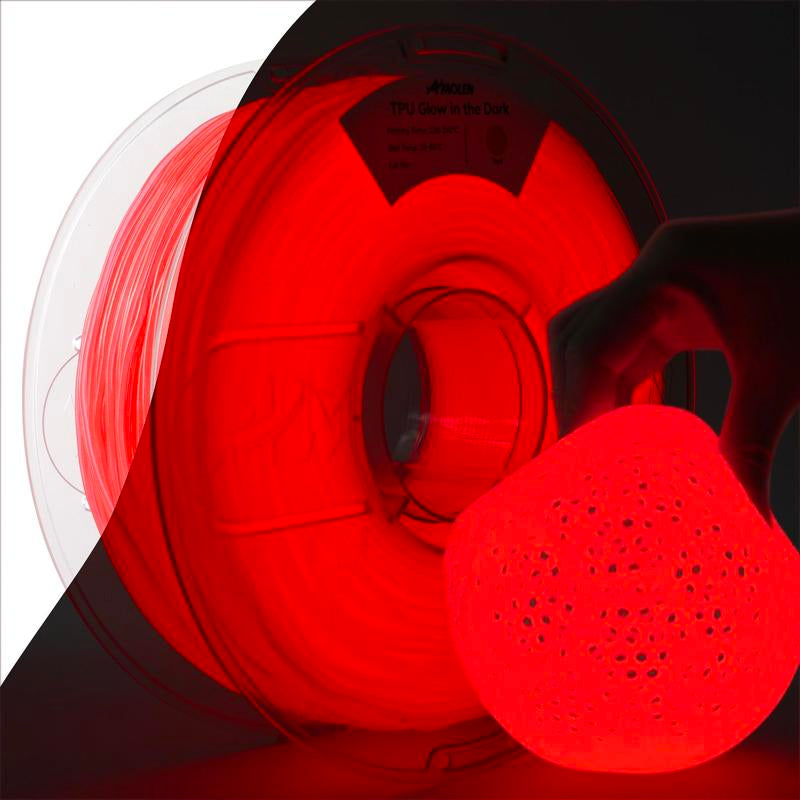 APOLEN TPU Glow-In-The-Dark 3d Printing Filament, 1.75Mm, 1KG/2.2LB