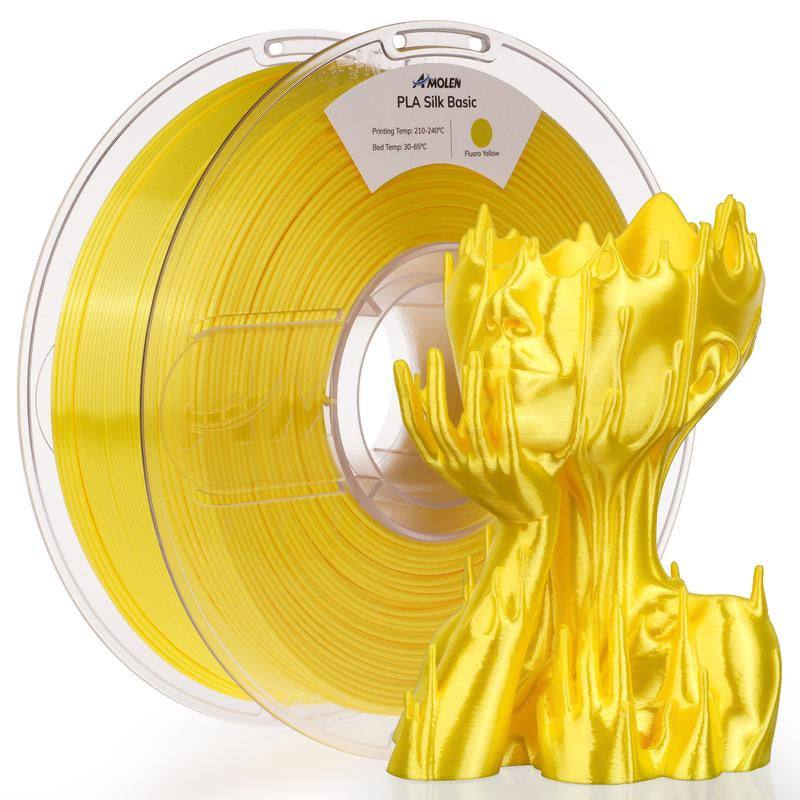 Amolen PLA Silk Basic 3D Printing Filament, 1.75Mm
