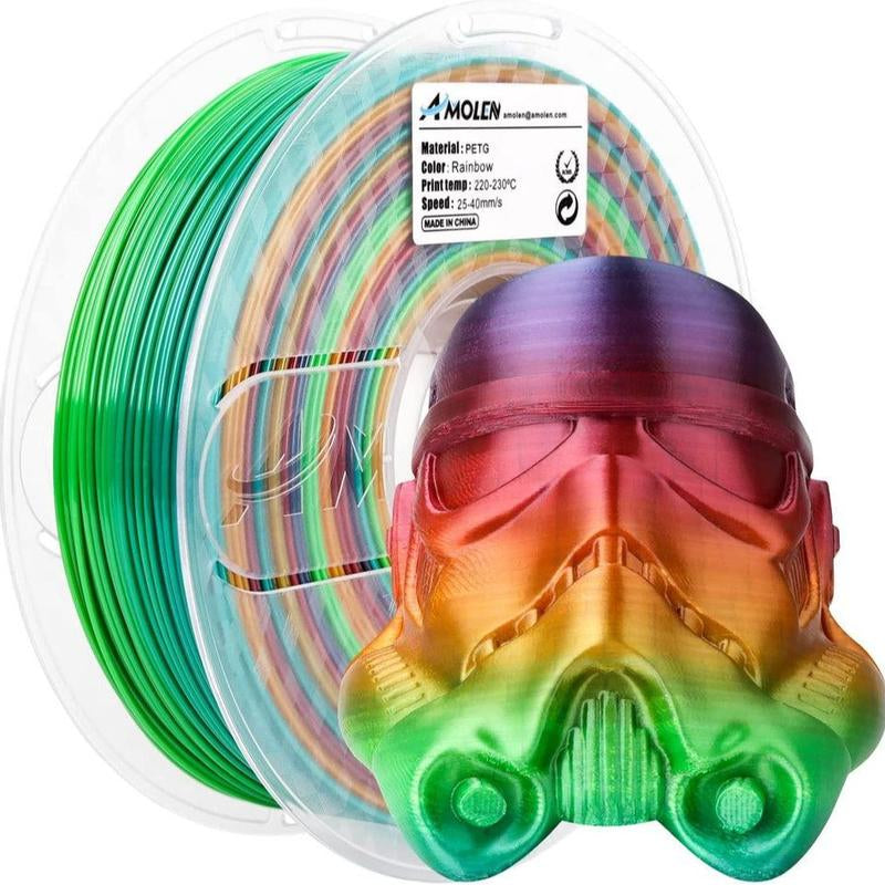 AMOLEN Rapid PETG 3D Filament 1.75Mm,1Kg/2.2Lb