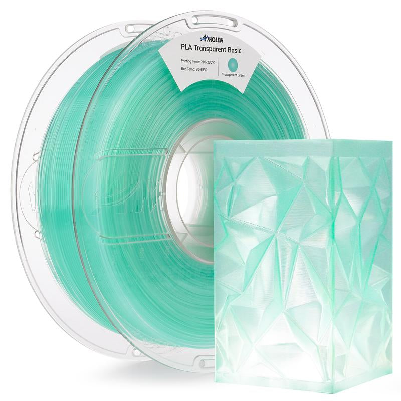 AMOLEN PLA Crystal-Transparent Filament 1.75Mm,1Kg