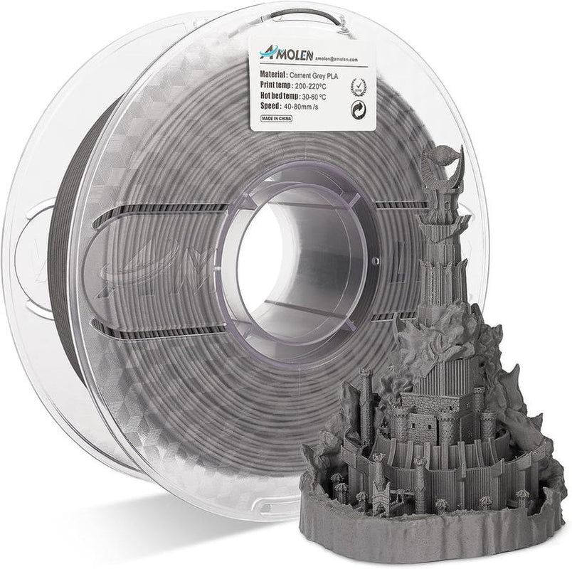 AMOLEN Marble Rock Series PLA 3D Printing Filaments, 1.75Mm, 1KG/2.2LB