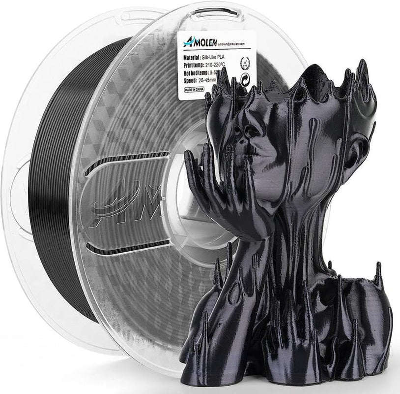 Amolen PLA Silk Basic 3D Printing Filament, 1.75Mm