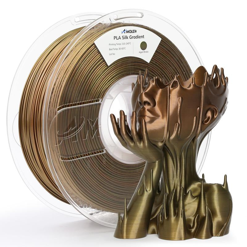 Amolen PLA Silk Basic 3D Printing Filament, 1.75Mm