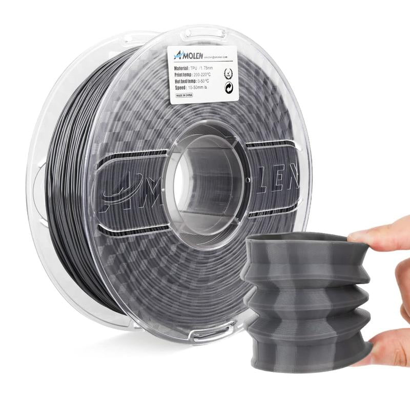 AMOLEN Flexible TPU 3D Printer Filament, 1.75Mm