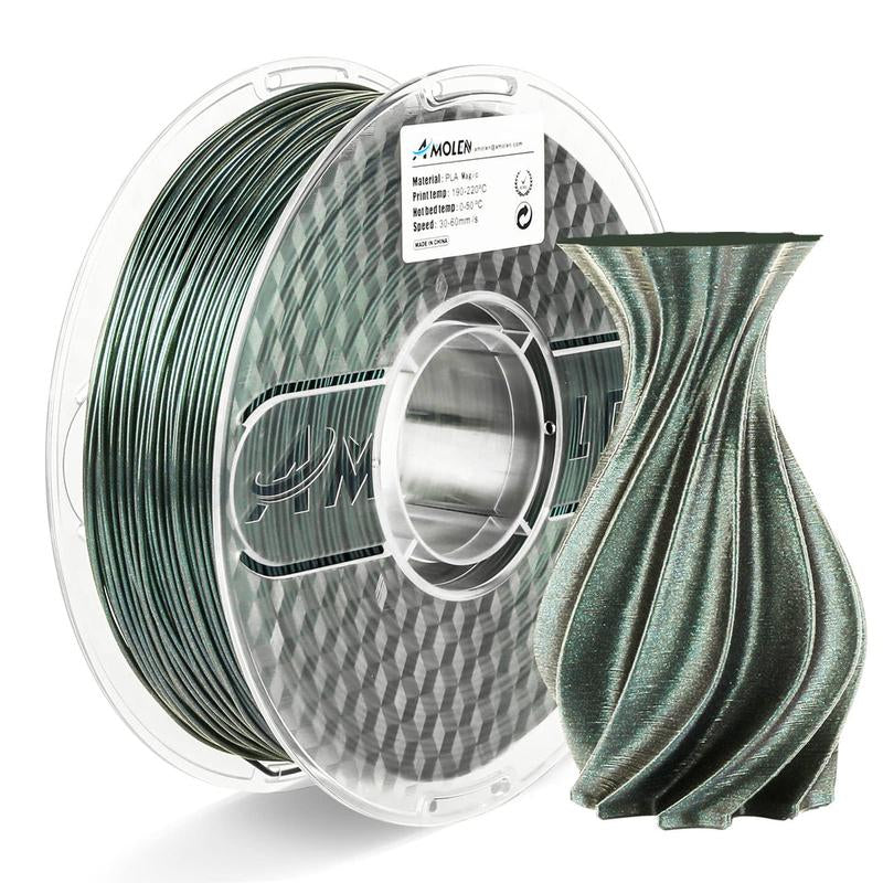 AMOLEN PLA Sparkle & Shiny Starry Sky 3D Printing Filament, 1.75Mm