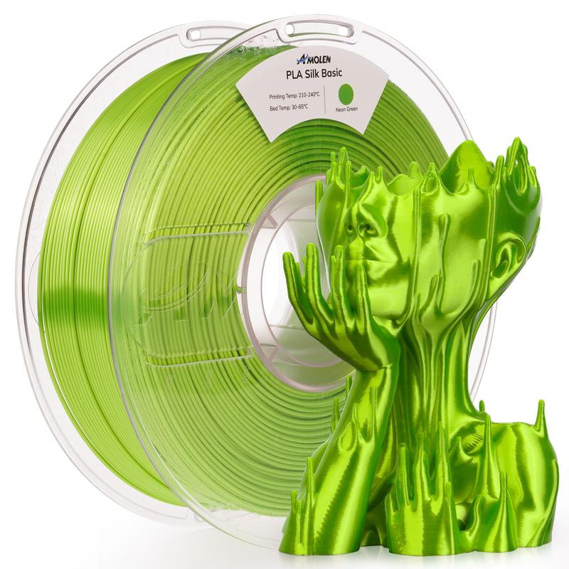 Amolen PLA Silk Basic 3D Printing Filament, 1.75Mm