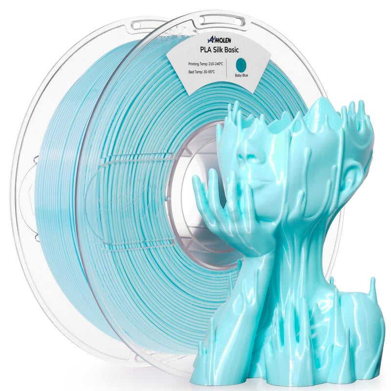 Amolen PLA Silk Basic 3D Printing Filament, 1.75Mm