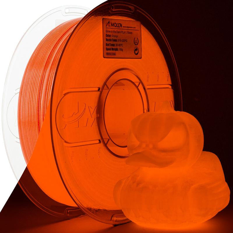 AMOLEN PLA Glow-In-The-Dark 3D Printing Filament, 1.75Mm