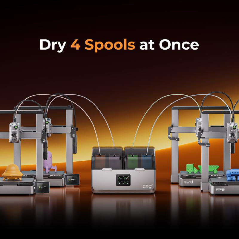 Creality Spacepi X4 Filament Dryer Box 4 Spool Dry Heat up to 85°C