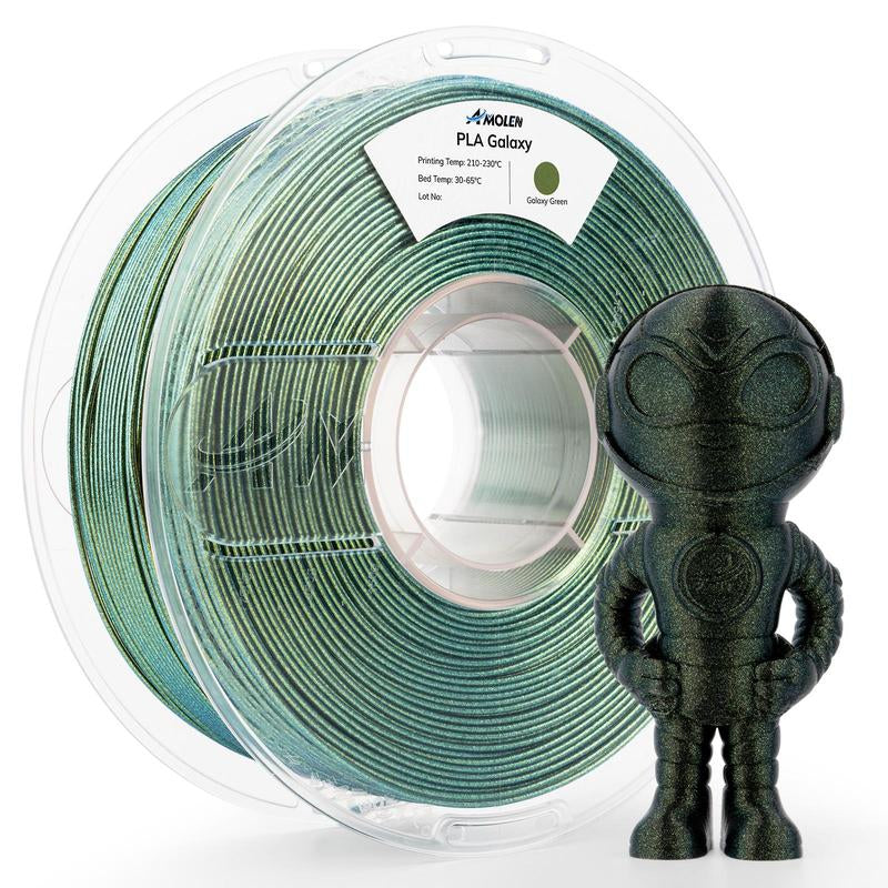AMOLEN PLA Sparkle & Shiny Starry Sky 3D Printing Filament, 1.75Mm
