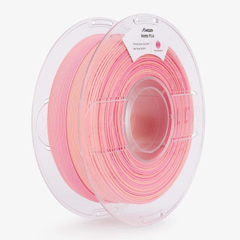 Amolen PLA Matte Rainbow Filament 1.75Mm, 1KG/2.2LB