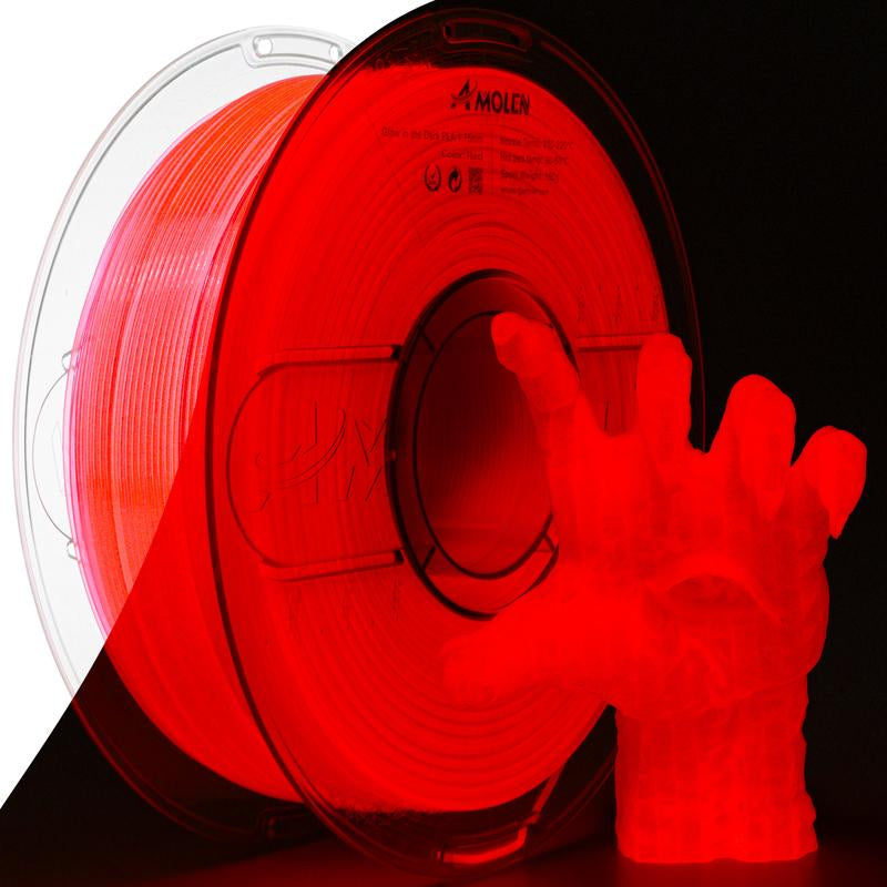 AMOLEN PLA Glow-In-The-Dark 3D Printing Filament, 1.75Mm