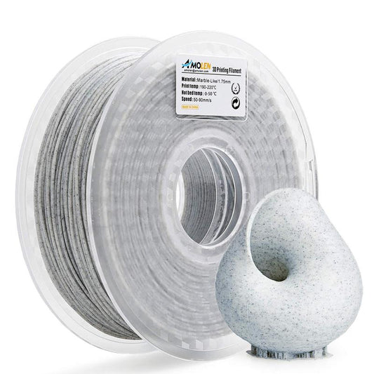 AMOLEN Marble Rock Series PLA 3D Printing Filaments, 1.75Mm, 1KG/2.2LB