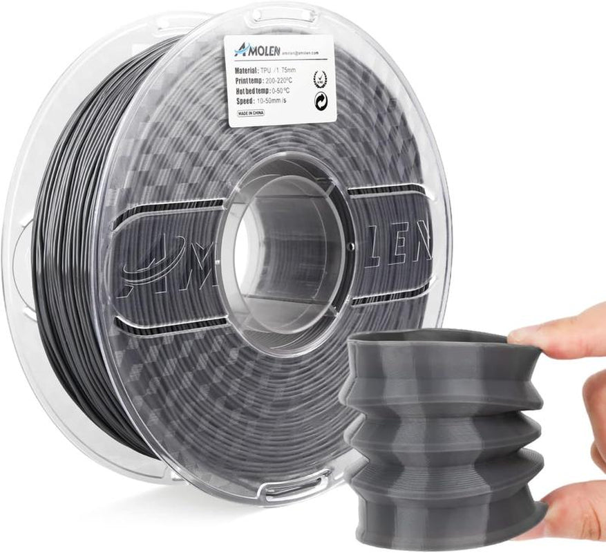 AMOLEN Flexible TPU 3D Printer Filament, 1.75Mm