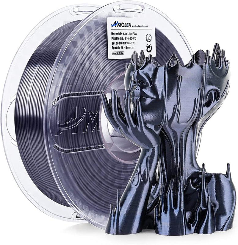 Amolen PLA Silk Basic 3D Printing Filament, 1.75Mm