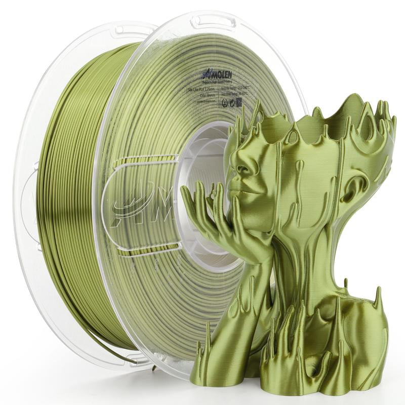 Amolen PLA Silk Basic 3D Printing Filament, 1.75Mm