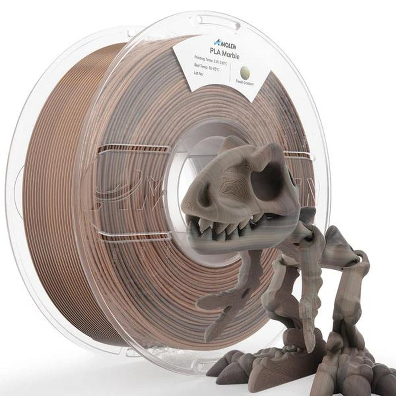 AMOLEN Marble Rock Series PLA 3D Printing Filaments, 1.75Mm, 1KG/2.2LB