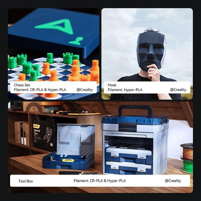 Creality Ender-3 V3 plus 3D Printer - Dual Motors, Corexz Tech, Clog-Free Extruder, and Quick-Swap Nozzle Wifi