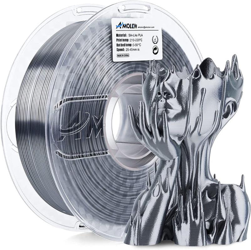 Amolen PLA Silk Basic 3D Printing Filament, 1.75Mm
