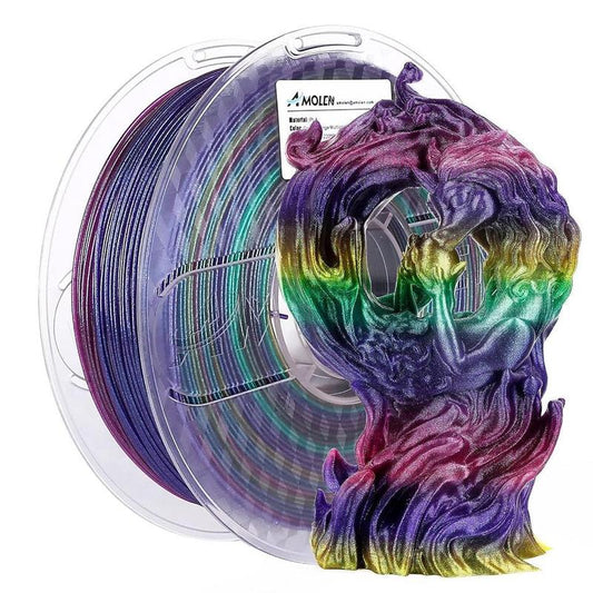 AMOLEN PLA Sparkle & Shiny Starry Sky 3D Printing Filament, 1.75Mm