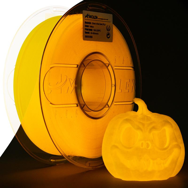 AMOLEN PLA Glow-In-The-Dark 3D Printing Filament, 1.75Mm