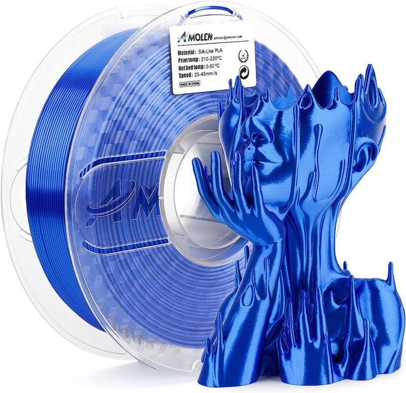 Amolen PLA Silk Basic 3D Printing Filament, 1.75Mm