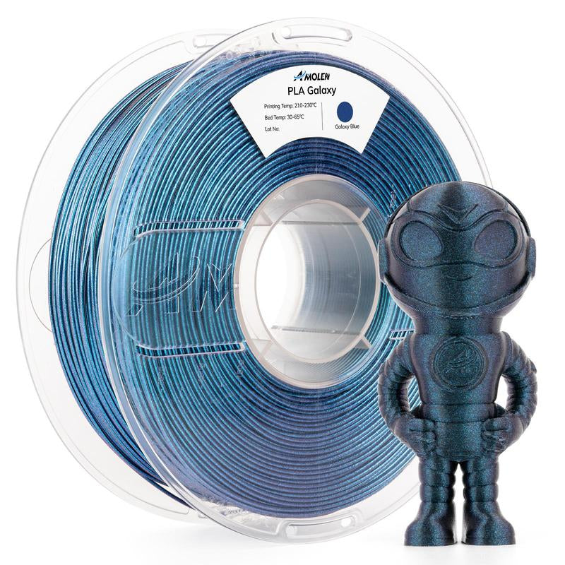 AMOLEN PLA Sparkle & Shiny Starry Sky 3D Printing Filament, 1.75Mm