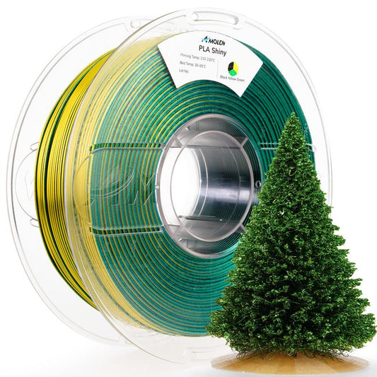 Amolen PLA Shiny Glitter Filament 1.75Mm, 1KG/2.2LB
