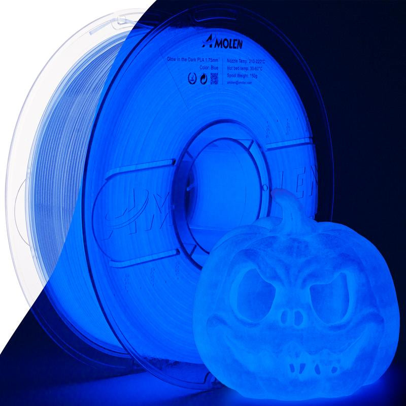 AMOLEN PLA Glow-In-The-Dark 3D Printing Filament, 1.75Mm