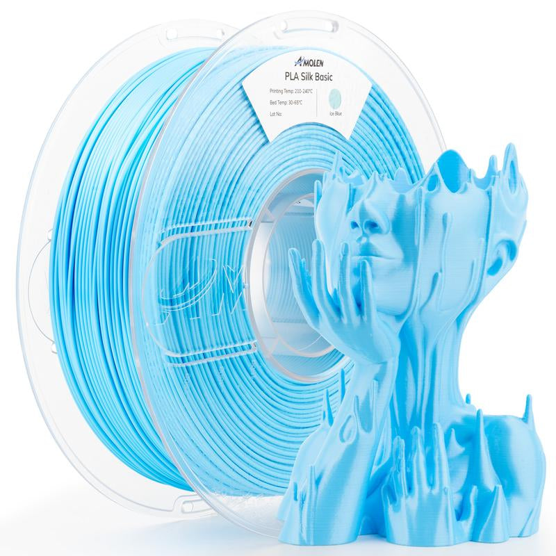 Amolen PLA Silk Basic 3D Printing Filament, 1.75Mm