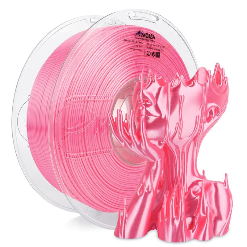 Amolen PLA Silk Basic 3D Printing Filament, 1.75Mm