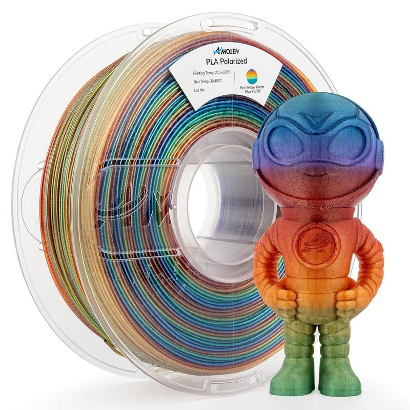 AMOLEN PLA Sparkle & Shiny Starry Sky 3D Printing Filament, 1.75Mm