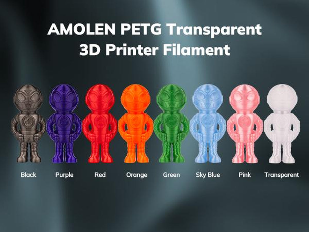 AMOLEN Rapid PETG 3D Filament 1.75Mm,1Kg/2.2Lb