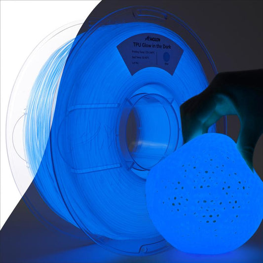 APOLEN TPU Glow-In-The-Dark 3d Printing Filament, 1.75Mm, 1KG/2.2LB