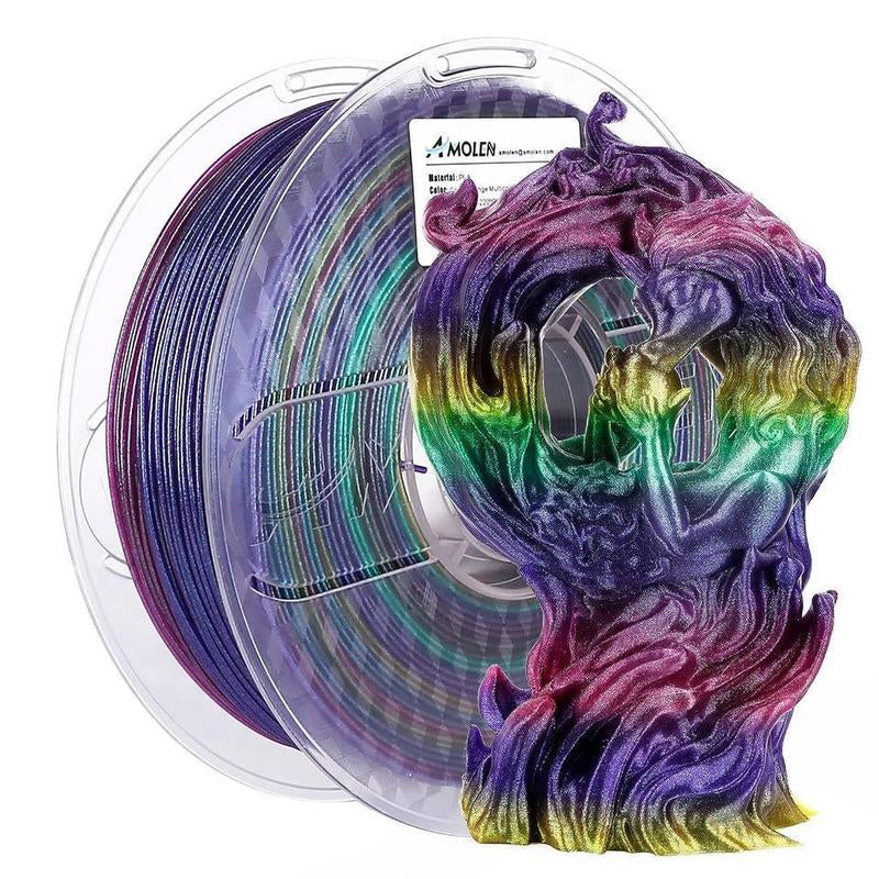AMOLEN PLA Sparkle & Shiny Starry Sky 3D Printing Filament, 1.75Mm