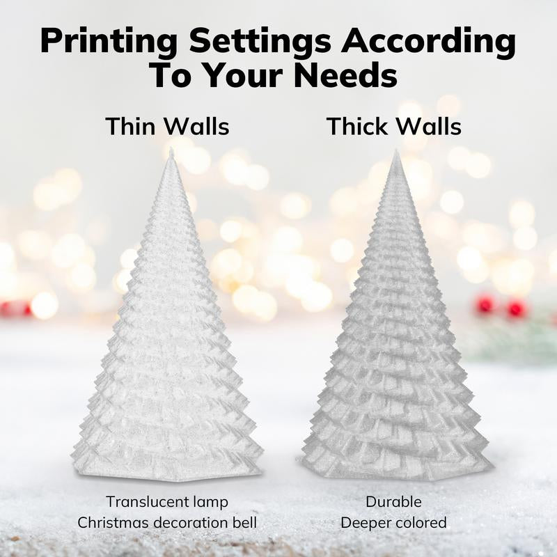 Amolen PLA Shiny Glitter Filament 1.75Mm, 1KG/2.2LB