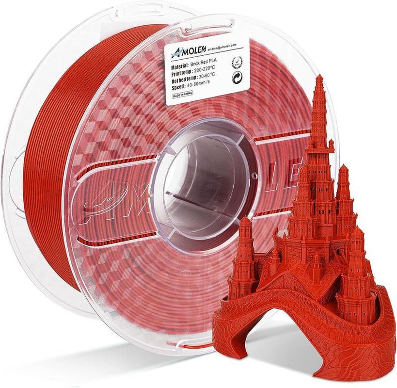 AMOLEN Marble Rock Series PLA 3D Printing Filaments, 1.75Mm, 1KG/2.2LB