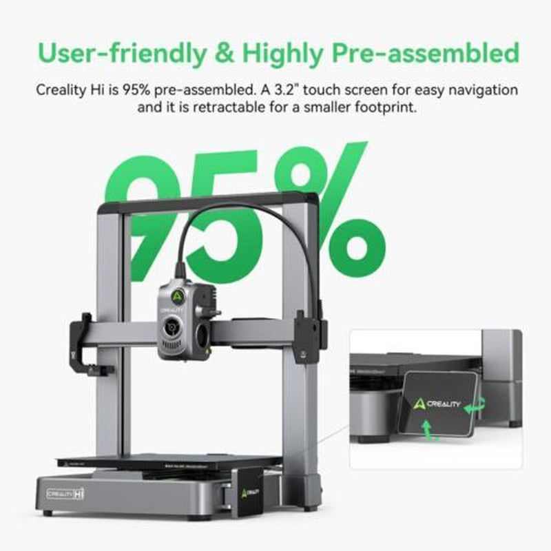 Creality Hi Combo 3D Printer 500Mm/S High Speed Multicolor Printing with CFS