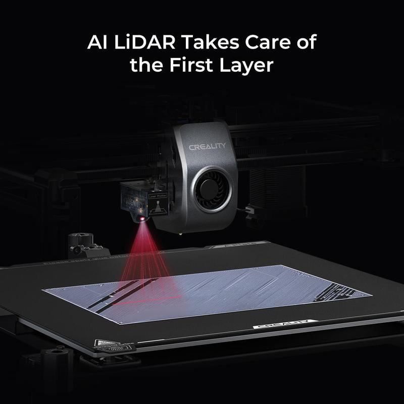 Creality K1 Max AI Fast 3D Printer with Al-Assisted Carefree Printing, 600Mm/S Printing Speed, 300X300X300Mm Large Build Volume
