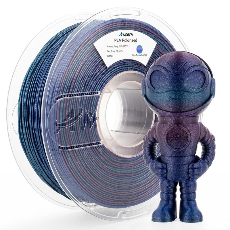 AMOLEN PLA Sparkle & Shiny Starry Sky 3D Printing Filament, 1.75Mm