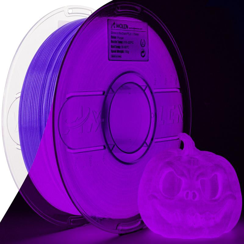 AMOLEN PLA Glow-In-The-Dark 3D Printing Filament, 1.75Mm