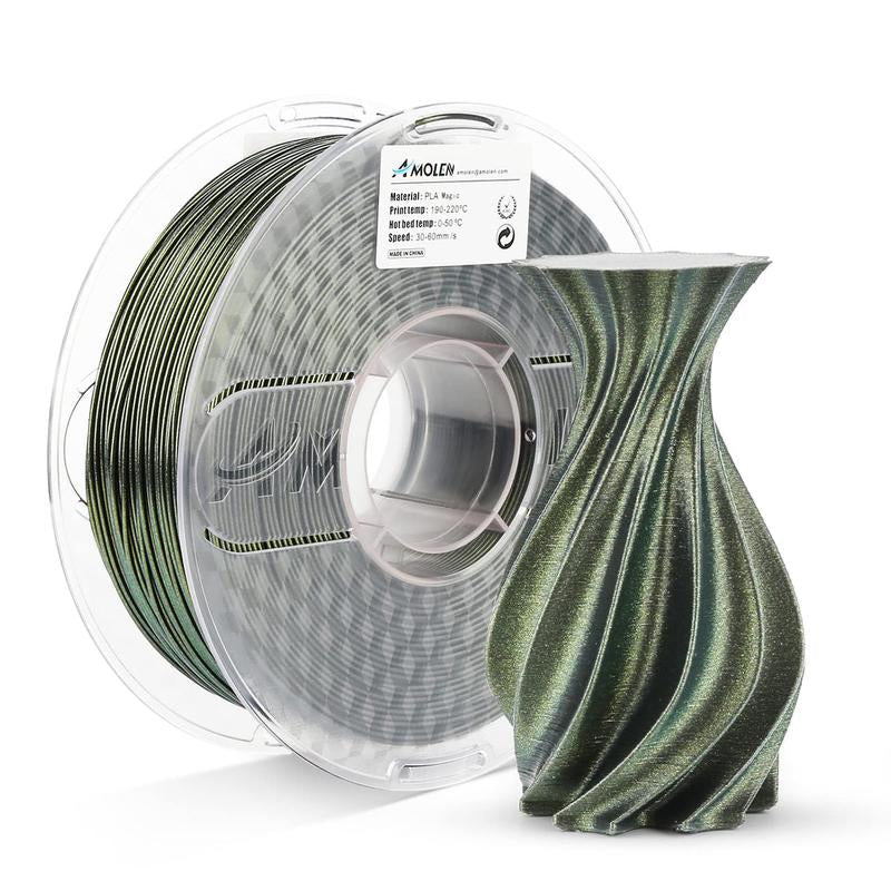 AMOLEN PLA Sparkle & Shiny Starry Sky 3D Printing Filament, 1.75Mm