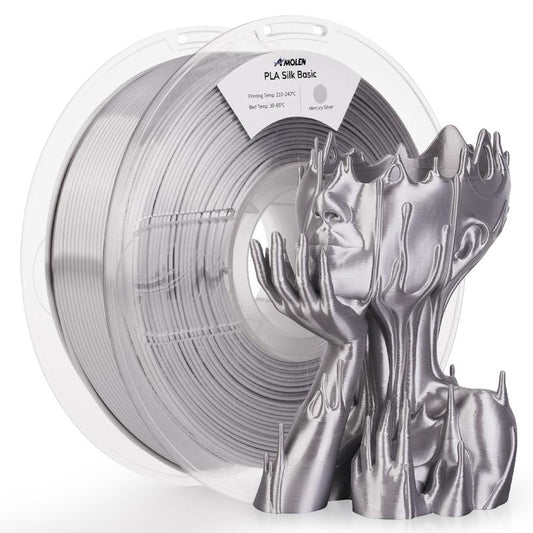 Amolen PLA Silk Basic 3D Printing Filament, 1.75Mm
