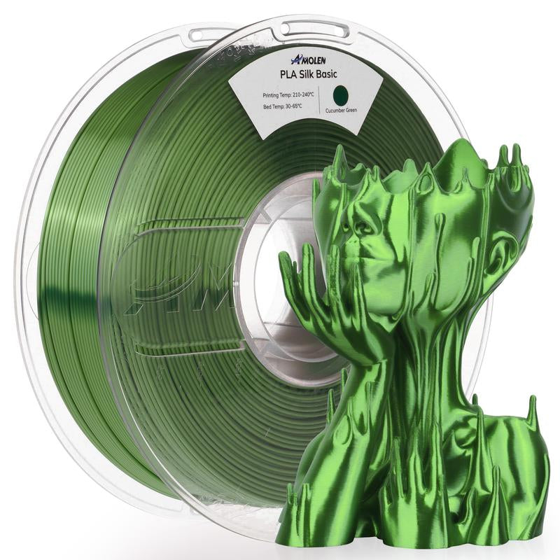 Amolen PLA Silk Basic 3D Printing Filament, 1.75Mm